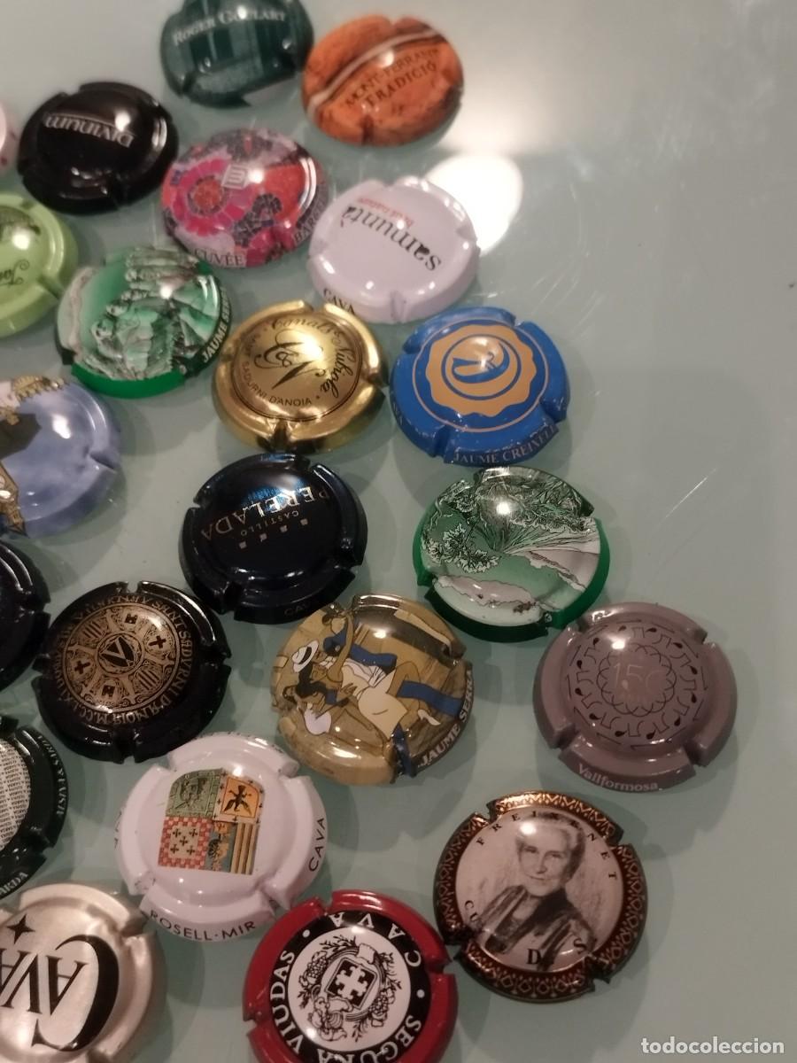 Coleccionismo de cava: Lote de 27 chapas de cava. - Foto 6