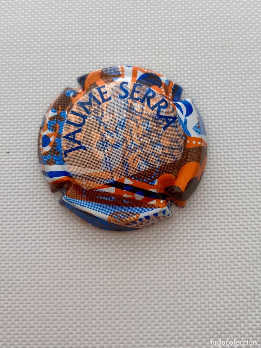 Coleccionismo de cava: PLACA CHAPA DE CAVA JAUME SERRA - Foto 1