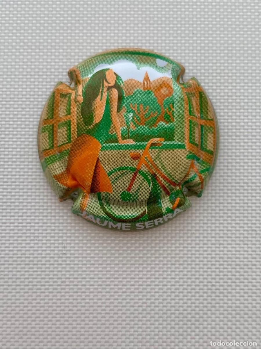 Coleccionismo de cava: PLACA CHAPA DE CAVA JAUME SERRA - Foto 1