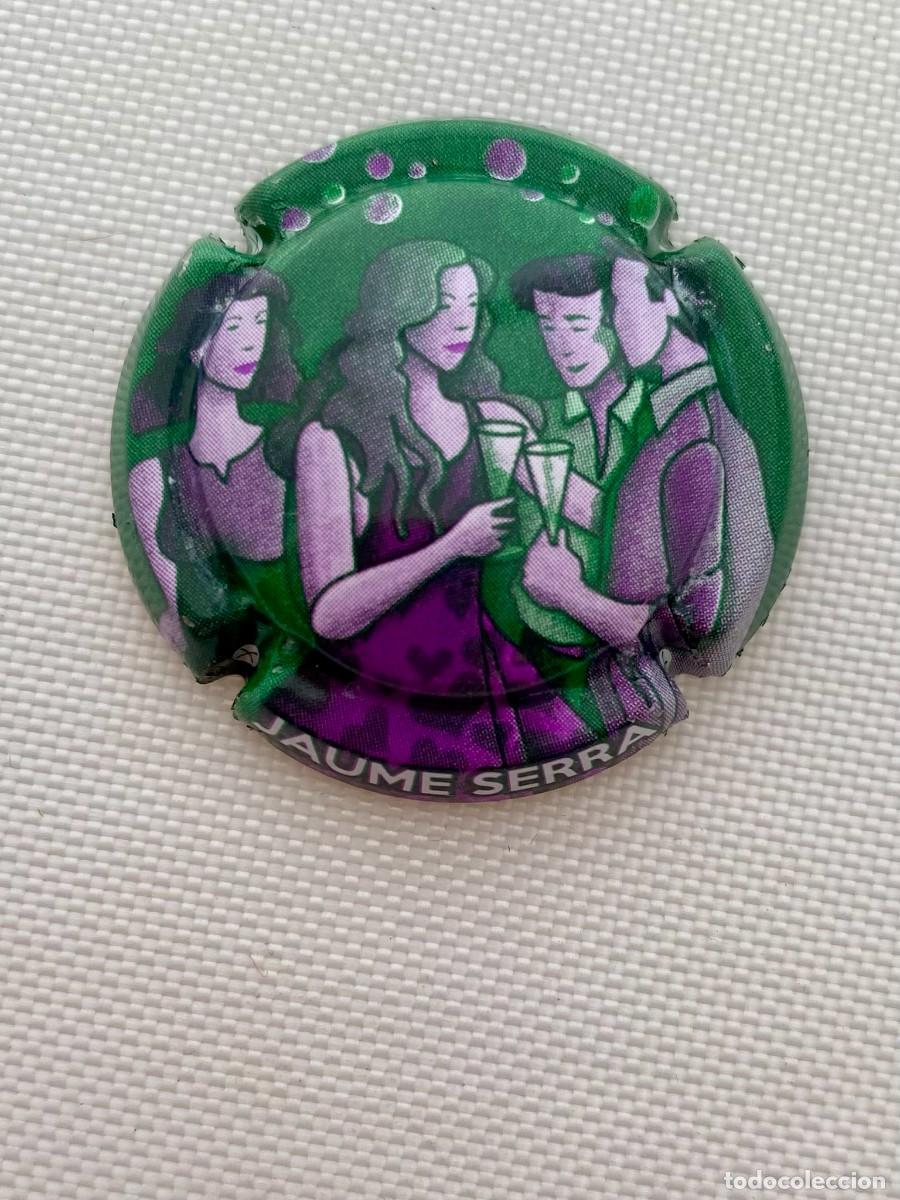 Coleccionismo de cava: PLACA CHAPA DE CAVA JAUME SERRA - Foto 1