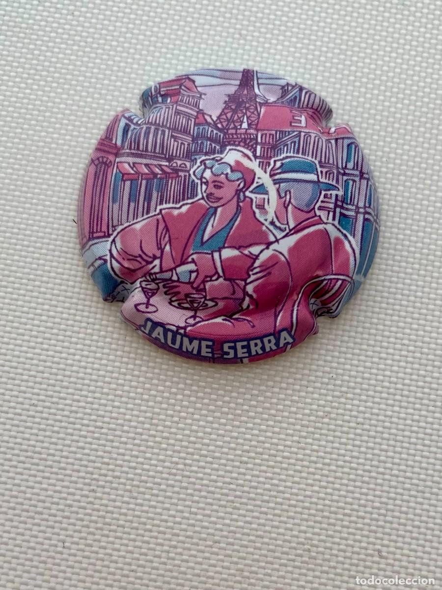 Coleccionismo de cava: PLACA CHAPA DE CAVA JAUME SERRA - Foto 1