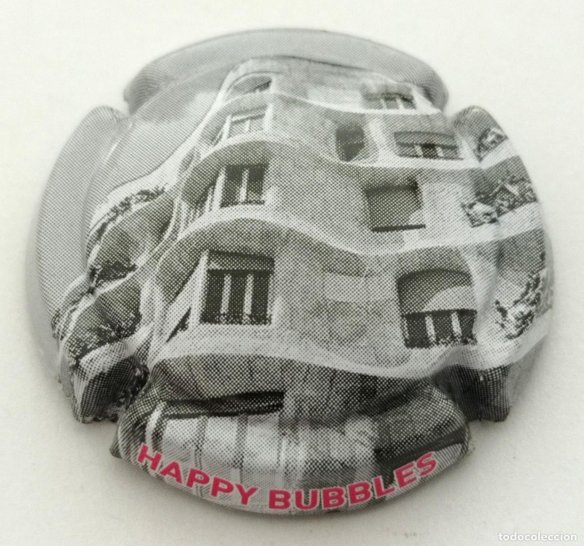 Coleccionismo de cava: PLACA CHAPA CAVA HAPPY BUBBLES - Foto 1
