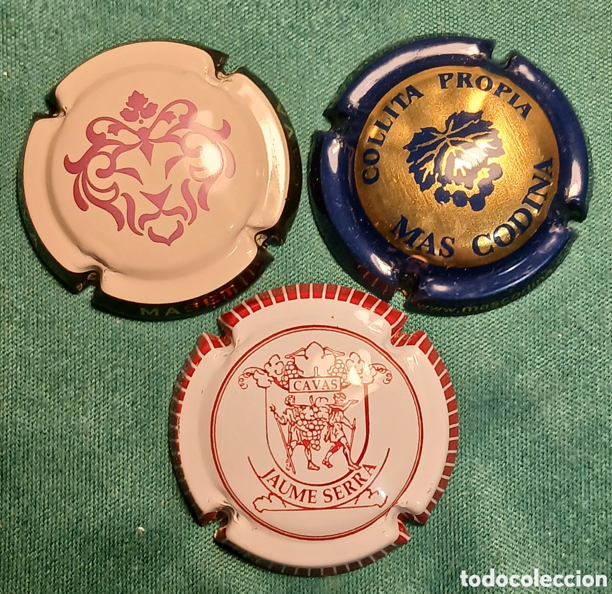 Coleccionismo de cava: 3 placas de cava diferentes - Foto 1