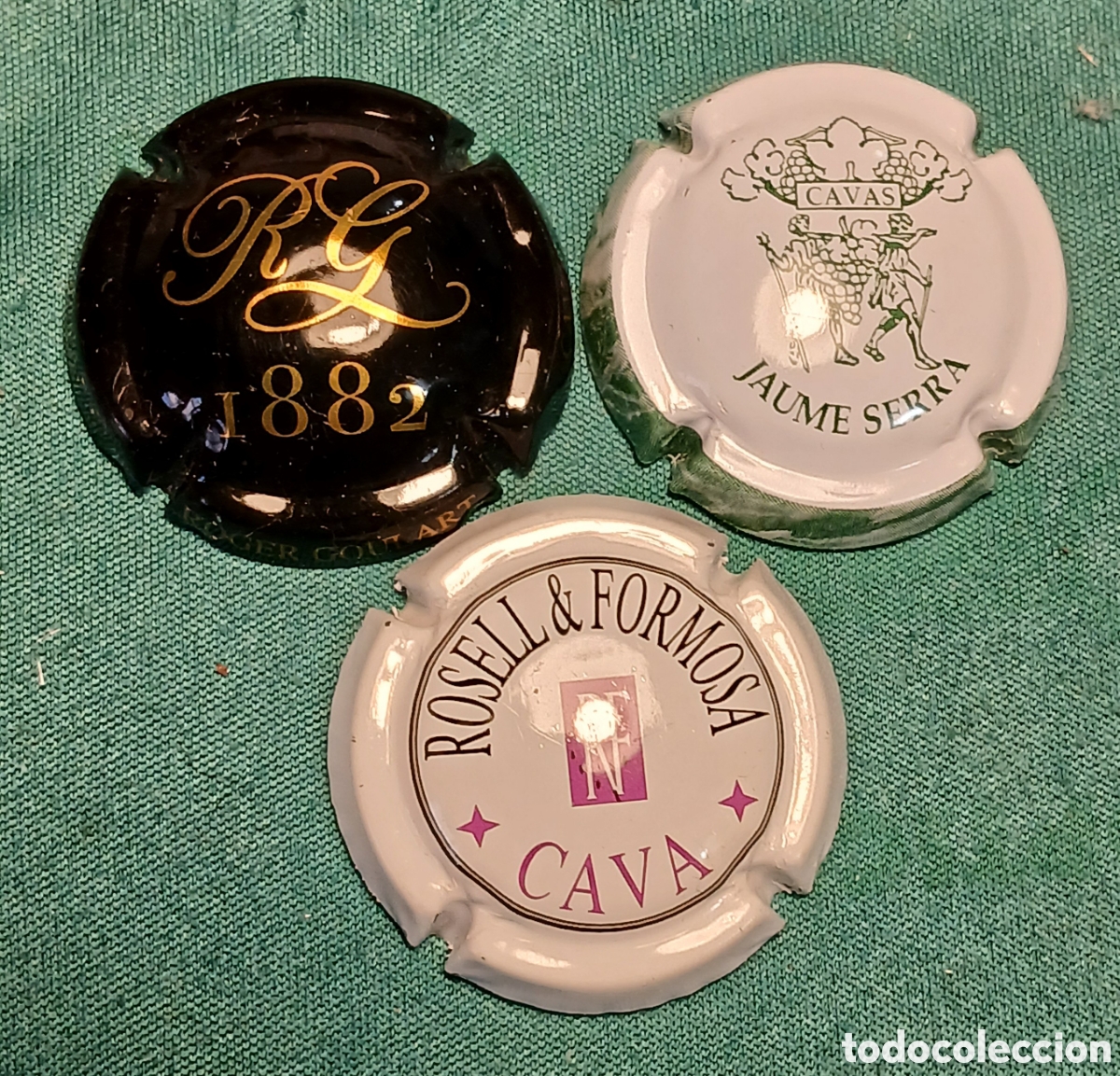 Coleccionismo de cava: 3 placas de cava diferentes - Foto 1
