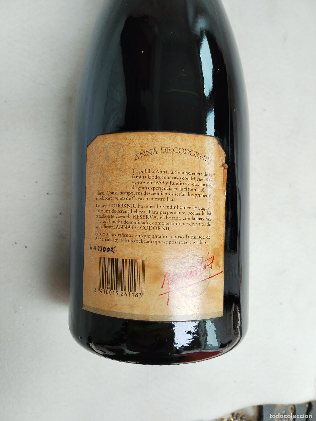 Coleccionismo de cava: botella de 1,5l. cava codorniu anna de codorniu - Foto 2
