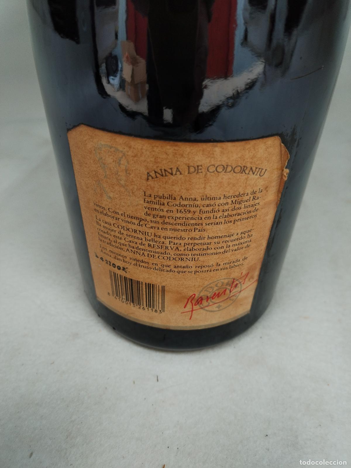 Coleccionismo de cava: botella de 1,5l. cava codorniu anna de codorniu - Foto 4