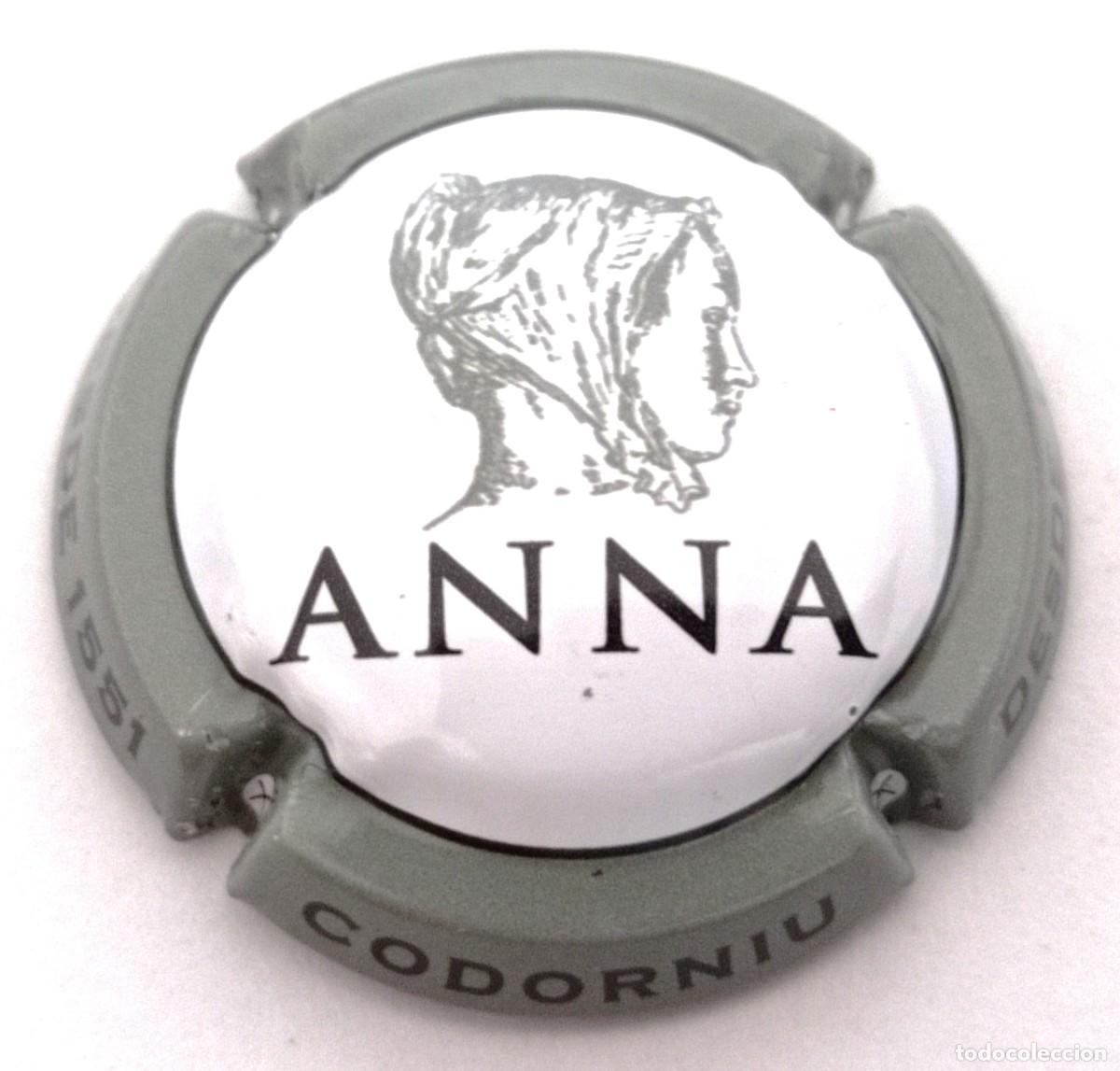 Coleccionismo de cava: PLACA CHAPA CAVA ANNA CODORNIU - Foto 1