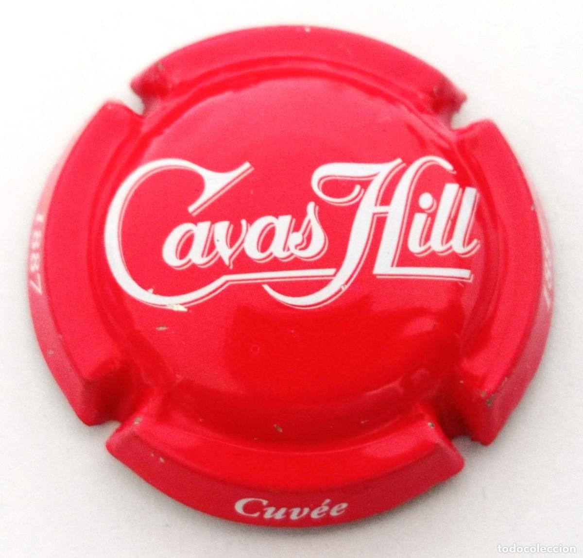 Coleccionismo de cava: PLACA CHAPA CAVA CAVAS HILL - Foto 1