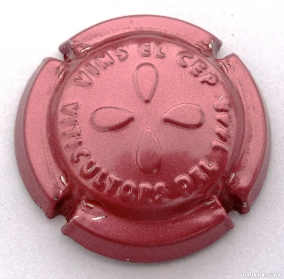 Coleccionismo de cava: PLACA CHAPA CAVA VINS EL CEP - Foto 1