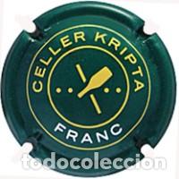 Coleccionismo de cava: PLACA CHAPA CAVA - CELLER KRIPTA **ce - Foto 1