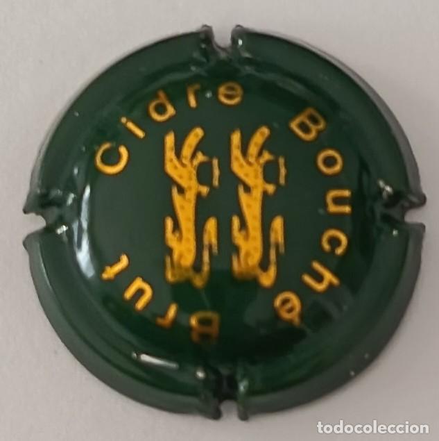 Coleccionismo de cava: Chapa de cava. Cidre Bouche Brut. - Foto 3