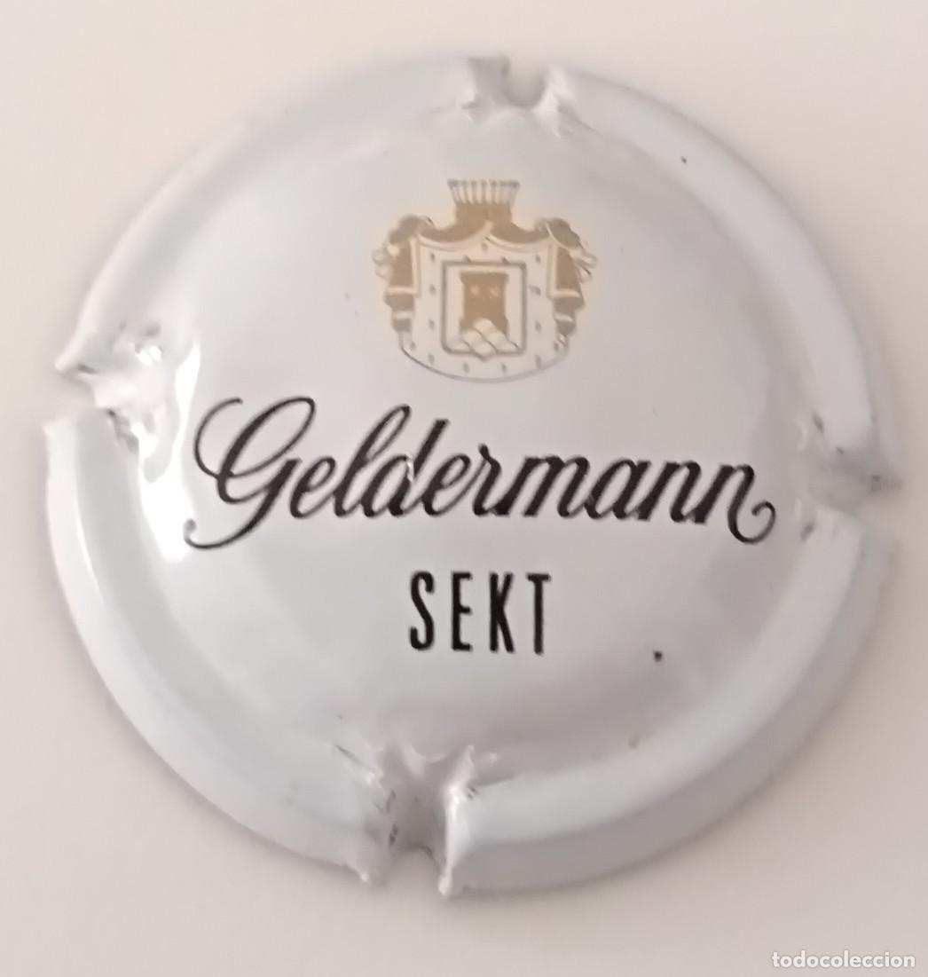 Coleccionismo de cava: Chapa de cava. Campagne. Geldermann. Sekt. - Foto 3