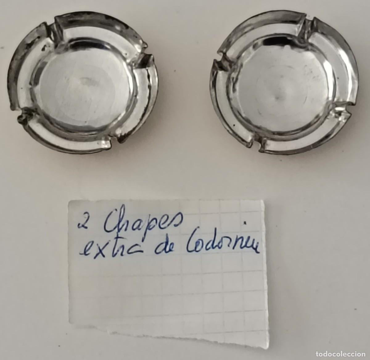 Coleccionismo de cava: 2 Chapas de cava. Codorniu. Cava Extra Codorniu. - Foto 2