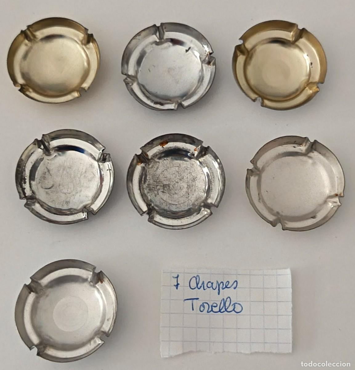 Coleccionismo de cava: 7 Chapas de cava. Torello. - Foto 2
