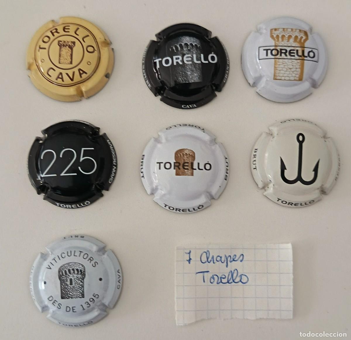 Coleccionismo de cava: 7 Chapas de cava. Torello. - Foto 3