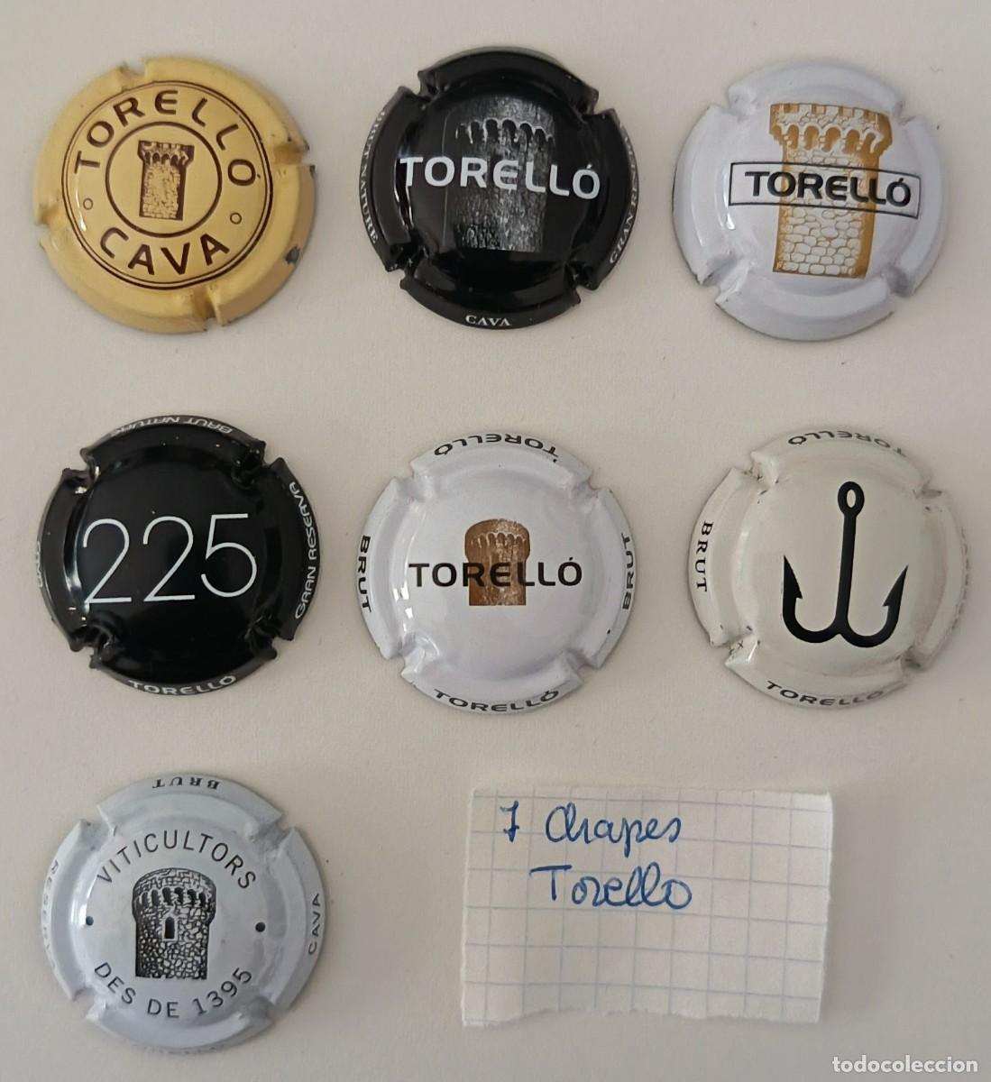 Coleccionismo de cava: 7 Chapas de cava. Torello. - Foto 4