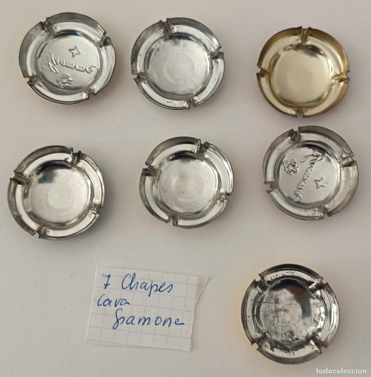 Coleccionismo de cava: 7 Chapas de cava. Gramona. - Foto 2