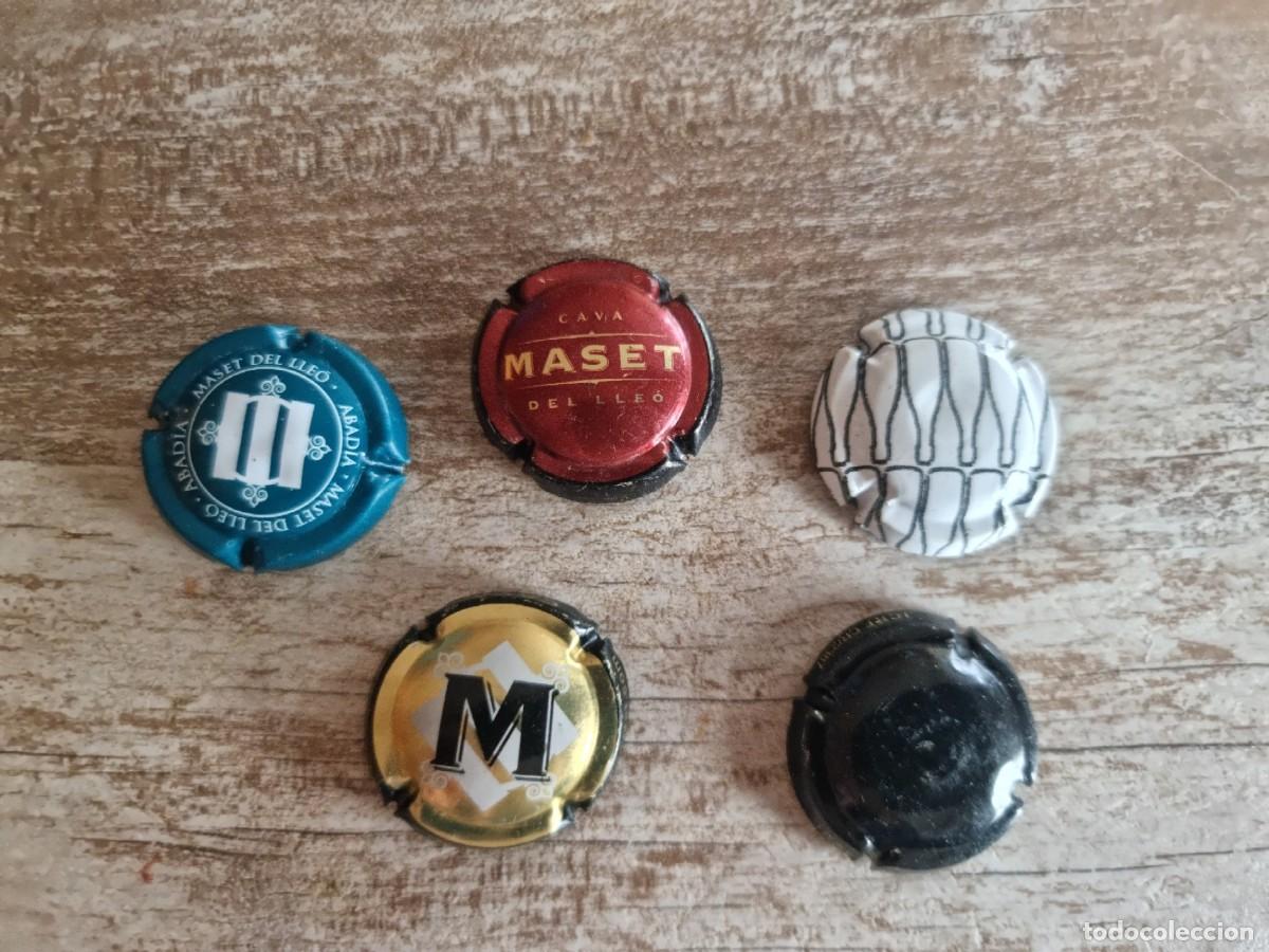 Coleccionismo de cava: COLECCION 5 CHAPA/ PLACA CAVA MASET - Foto 1