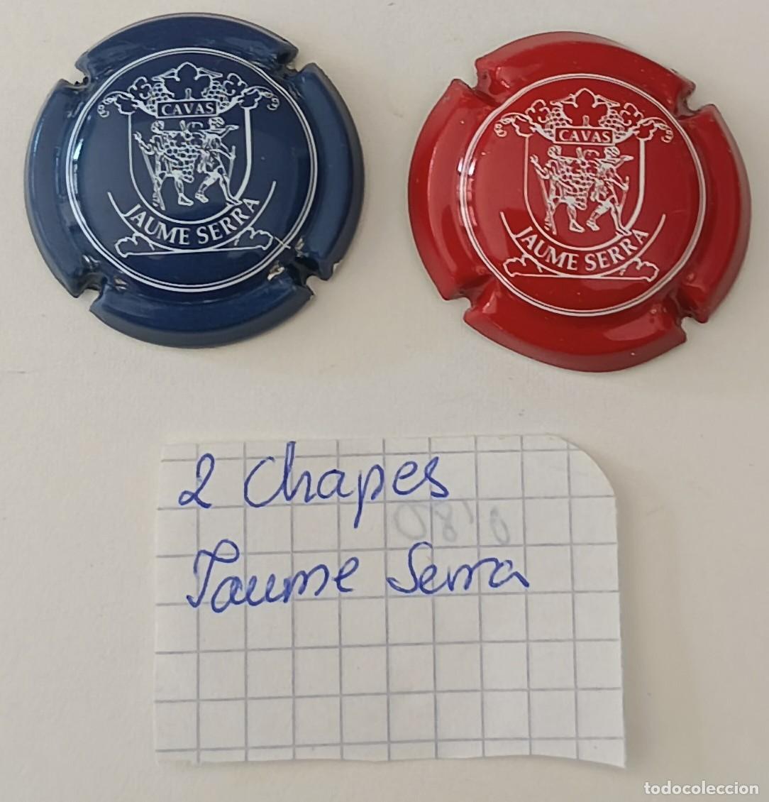 Coleccionismo de cava: 2 Chapas de cava. Jaume Serra. - Foto 4