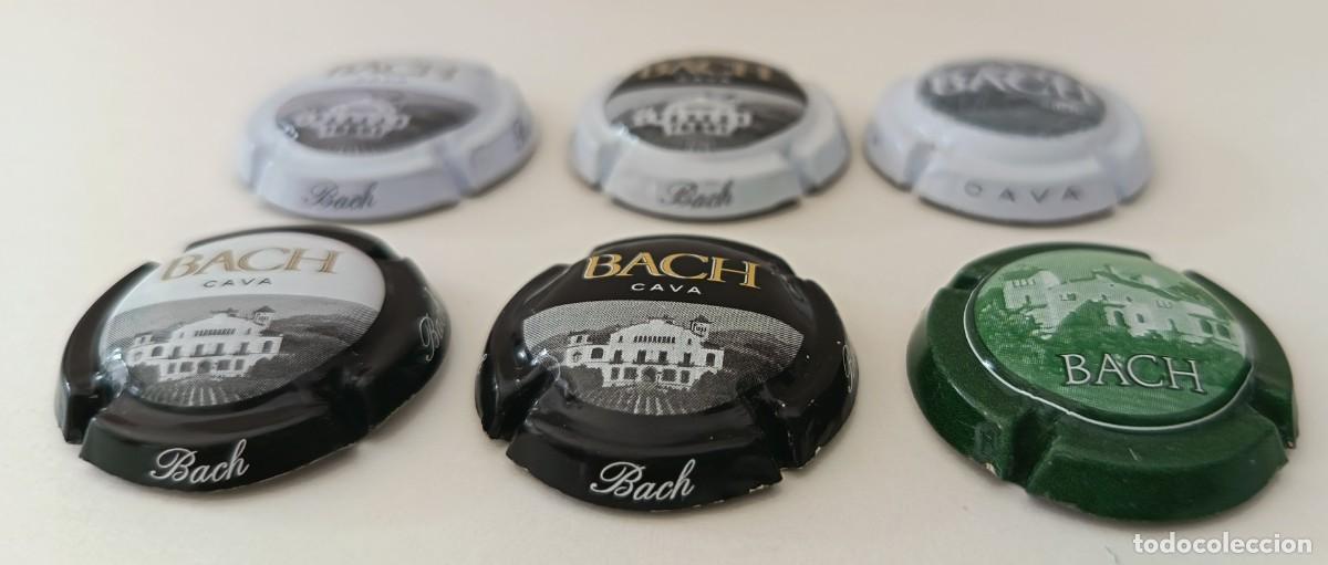 Coleccionismo de cava: 6 Chapas de cava. Bach. - Foto 3
