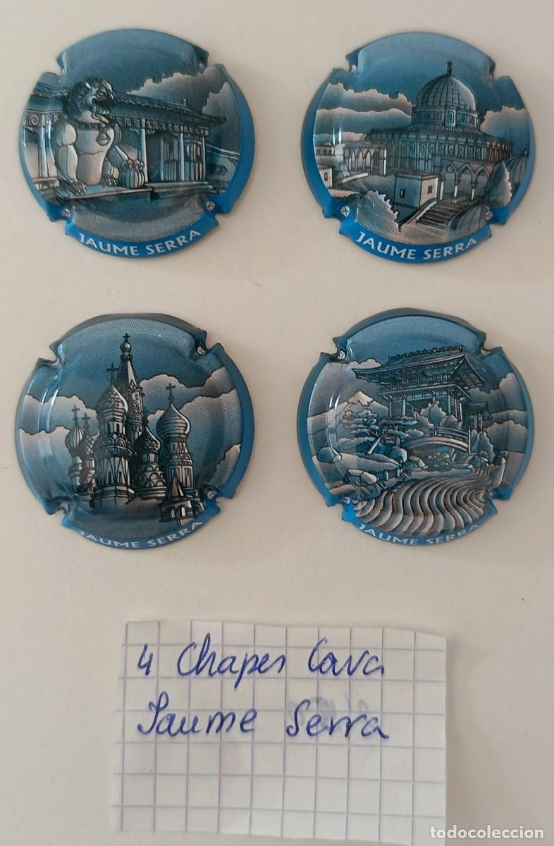 Coleccionismo de cava: 4 Chapas de cava. Jaume Serra. - Foto 5