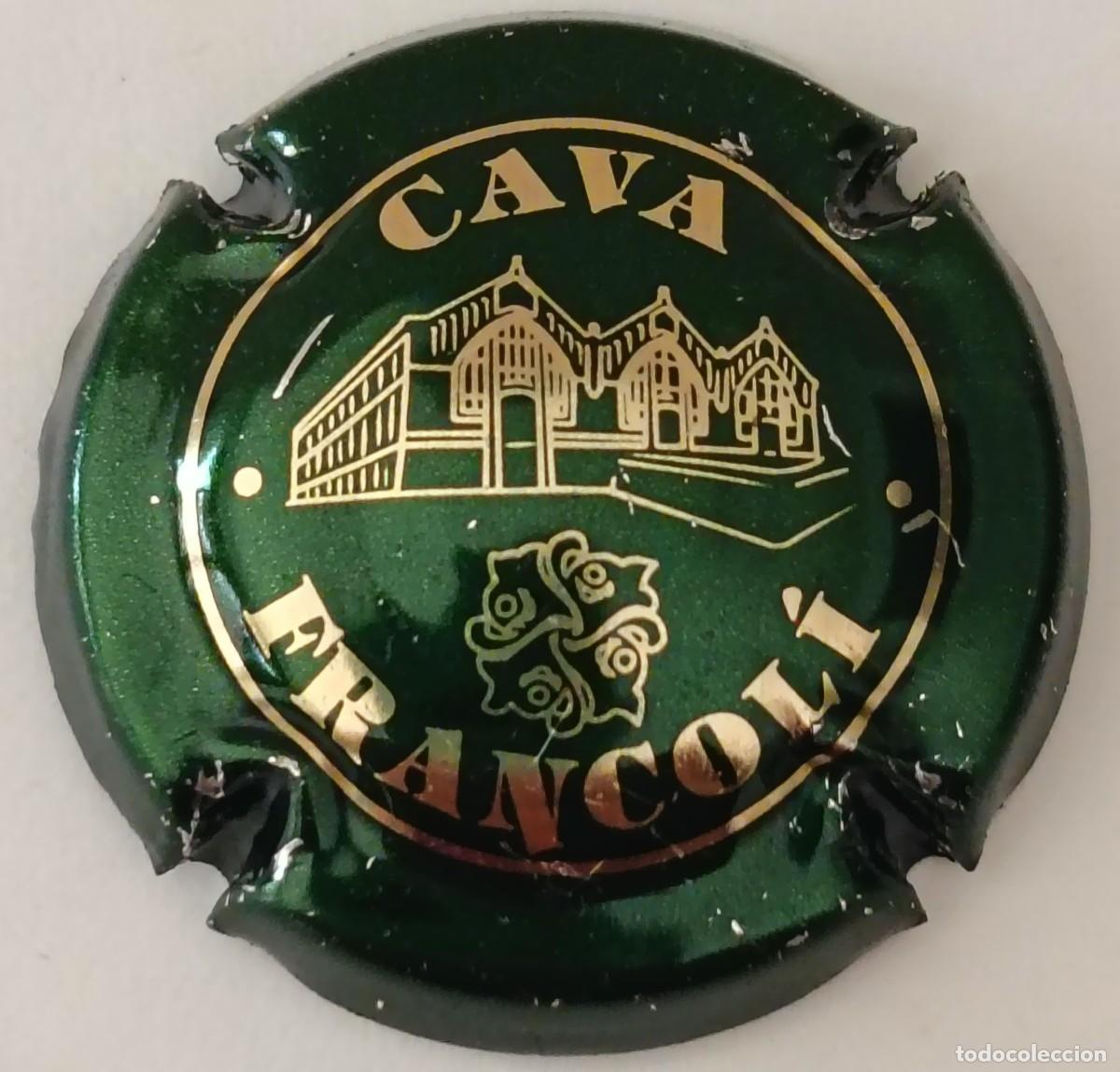 Coleccionismo de cava: Chapa de cava. Francoli. - Foto 3
