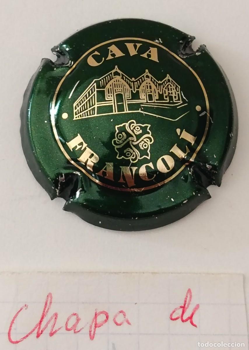 Coleccionismo de cava: Chapa de cava. Francoli. - Foto 5