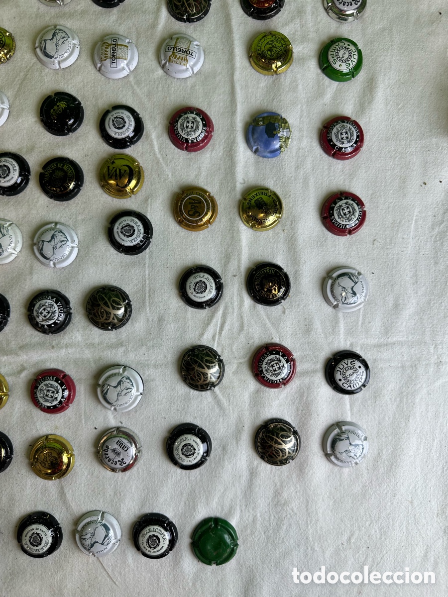 Coleccionismo de cava: Lote de 157 chapas de cava - Foto 2