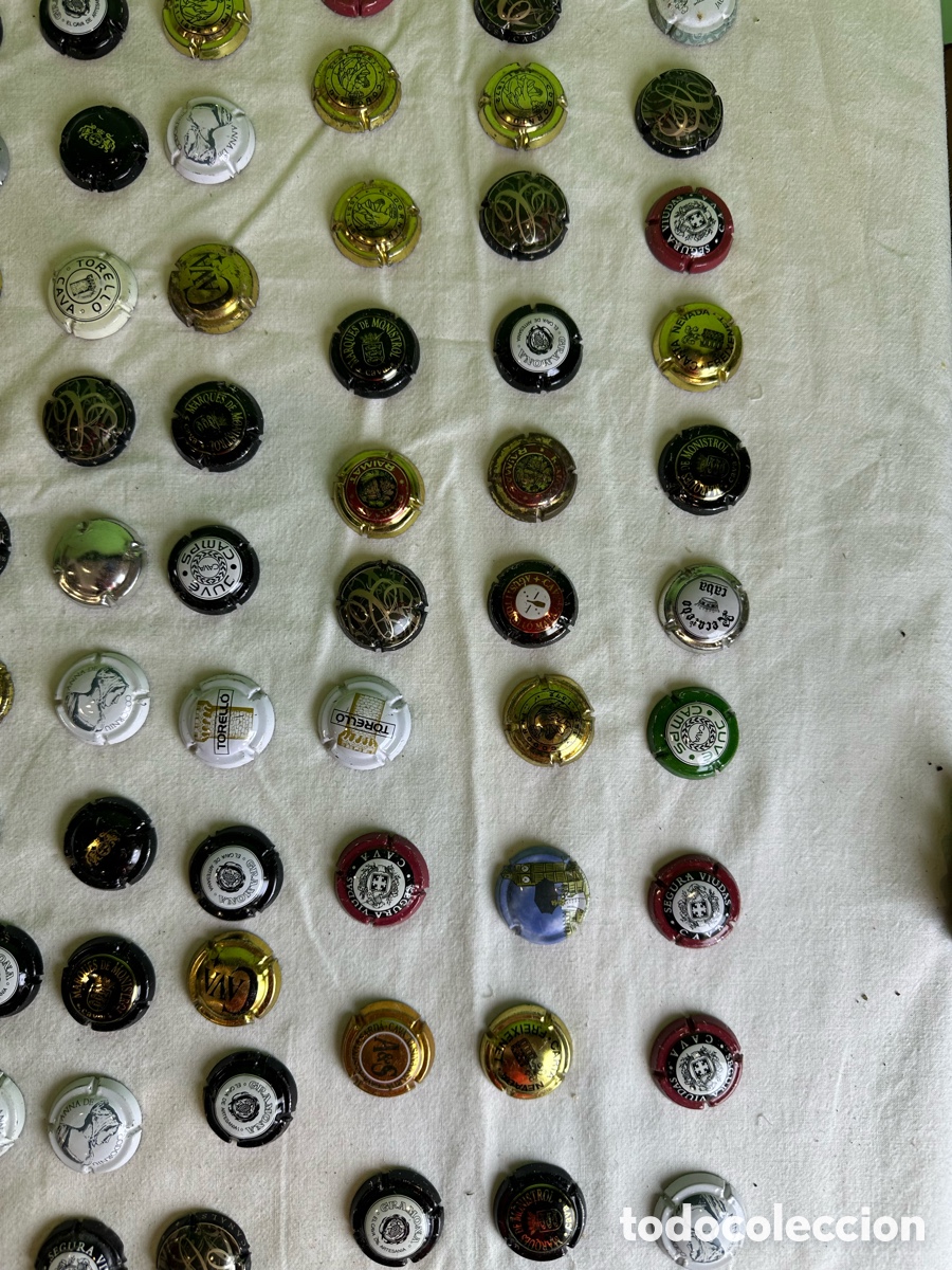 Coleccionismo de cava: Lote de 157 chapas de cava - Foto 3
