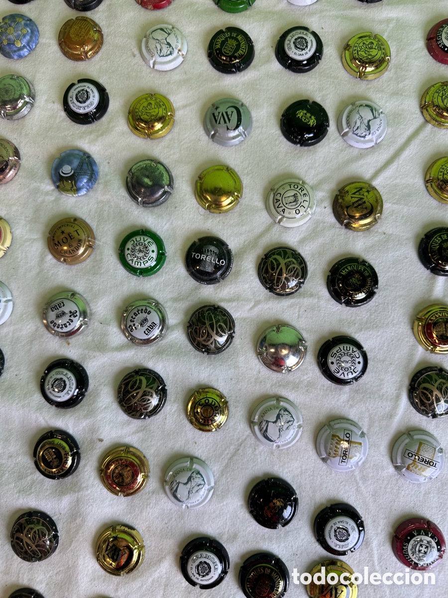 Coleccionismo de cava: Lote de 157 chapas de cava - Foto 6