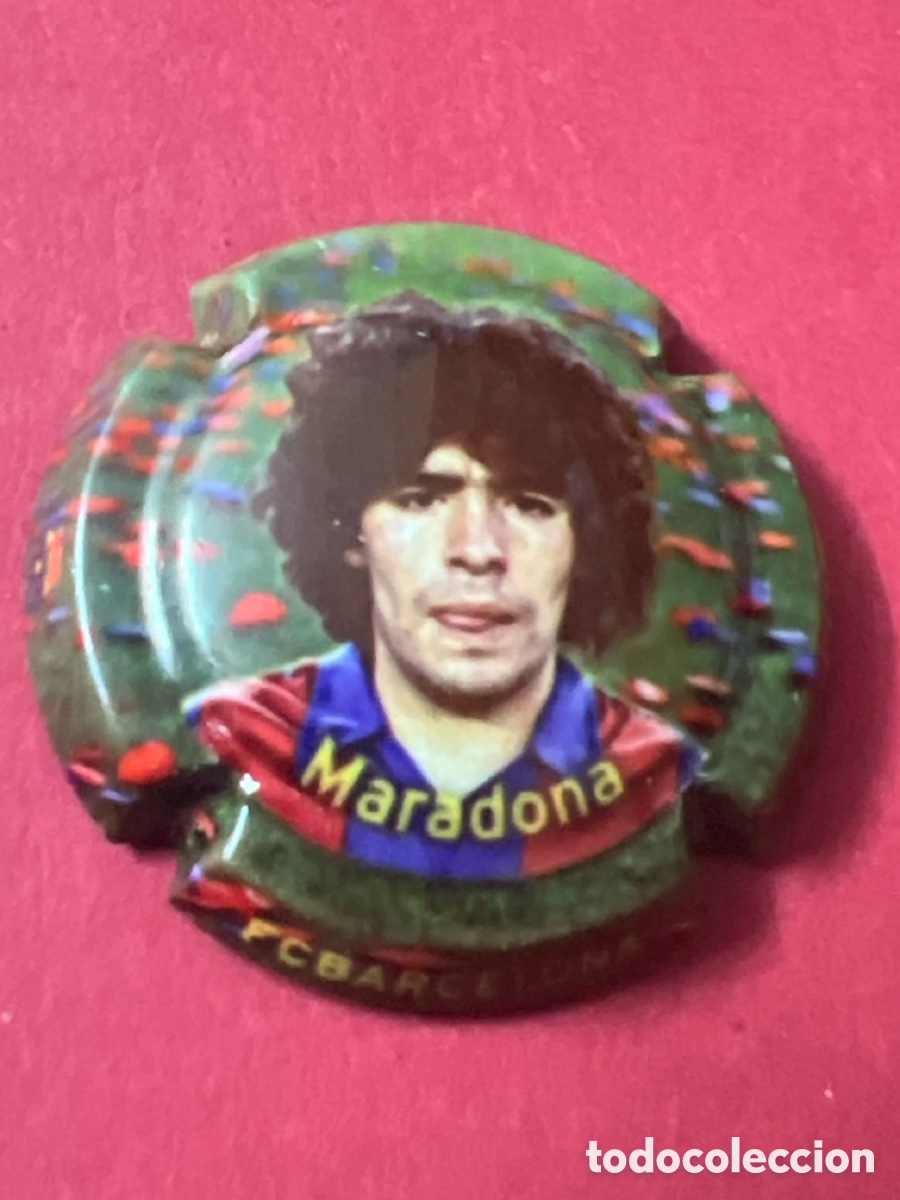 Coleccionismo de cava: T4/X3/i1.PLACA DE CAVA . MARADONA - FC. BARCELONA. Pirulas Associacions i clubs, s&egrave;ries PSAS094940