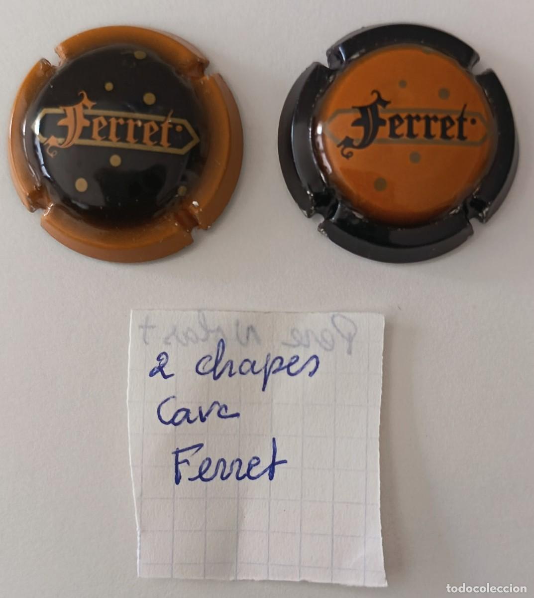 Coleccionismo de cava: 2 Chapas de cava. Ferret. - Foto 2