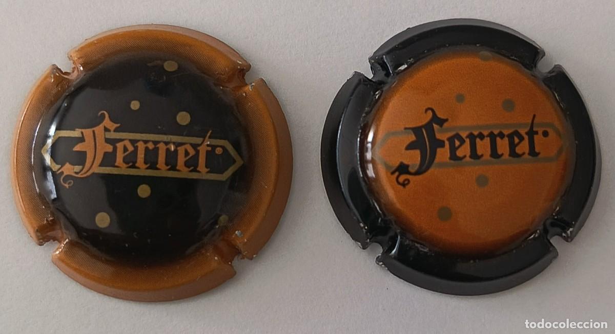 Coleccionismo de cava: 2 Chapas de cava. Ferret. - Foto 6