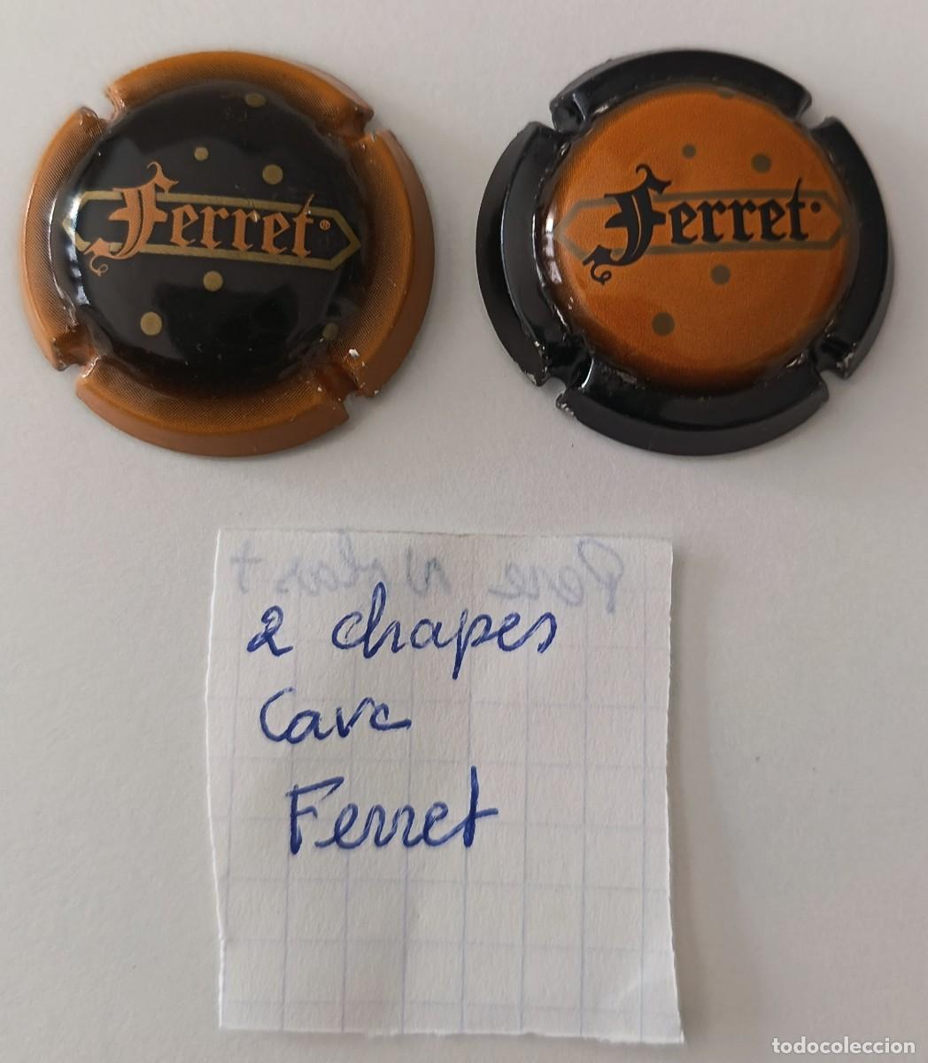 Coleccionismo de cava: 2 Chapas de cava. Ferret. - Foto 7