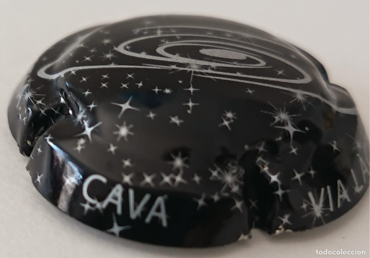 Coleccionismo de cava: Chapa de cava. Via Lactea. Estel DArgent. - Foto 6