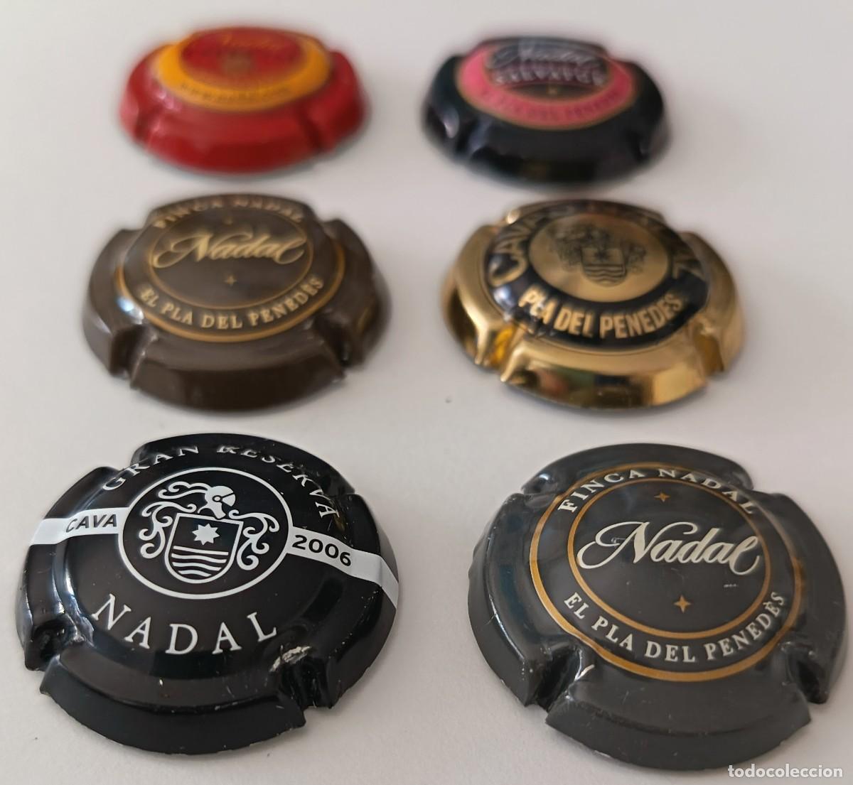 Coleccionismo de cava: 6 Chapas de cava. Nadal. - Foto 6