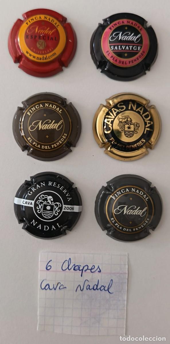 Coleccionismo de cava: 6 Chapas de cava. Nadal. - Foto 7
