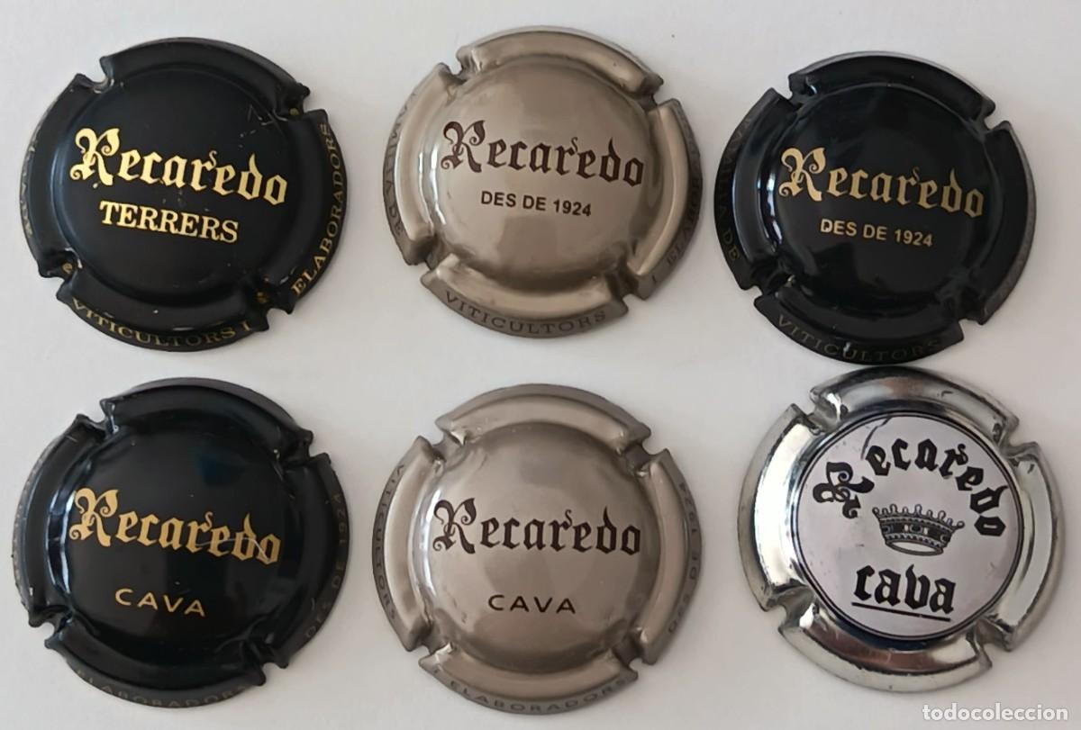 Coleccionismo de cava: 6 Chapas de cava. Recaredo. - Foto 6
