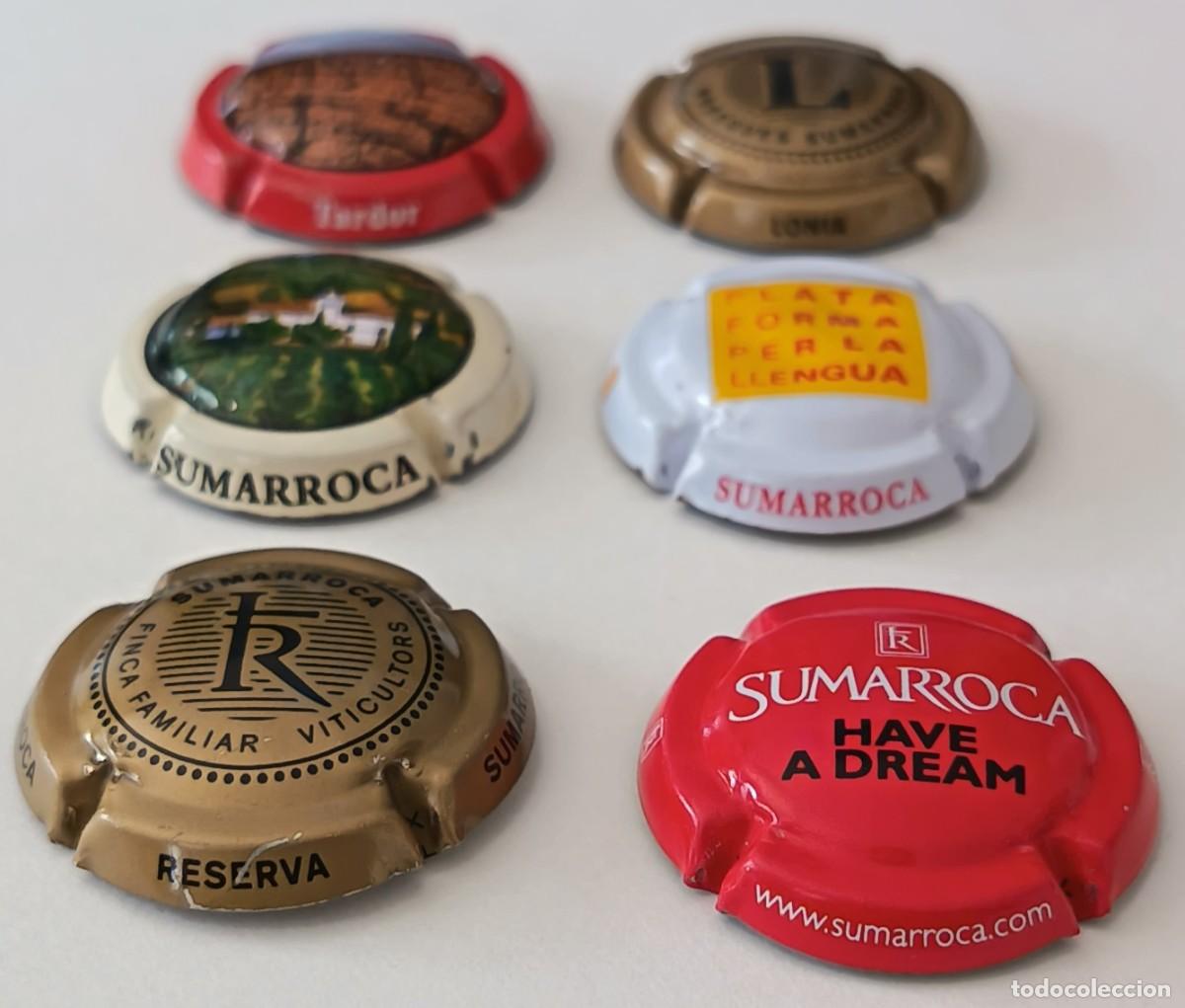 Coleccionismo de cava: 6 Chapas de cava. Sumarroca. - Foto 4