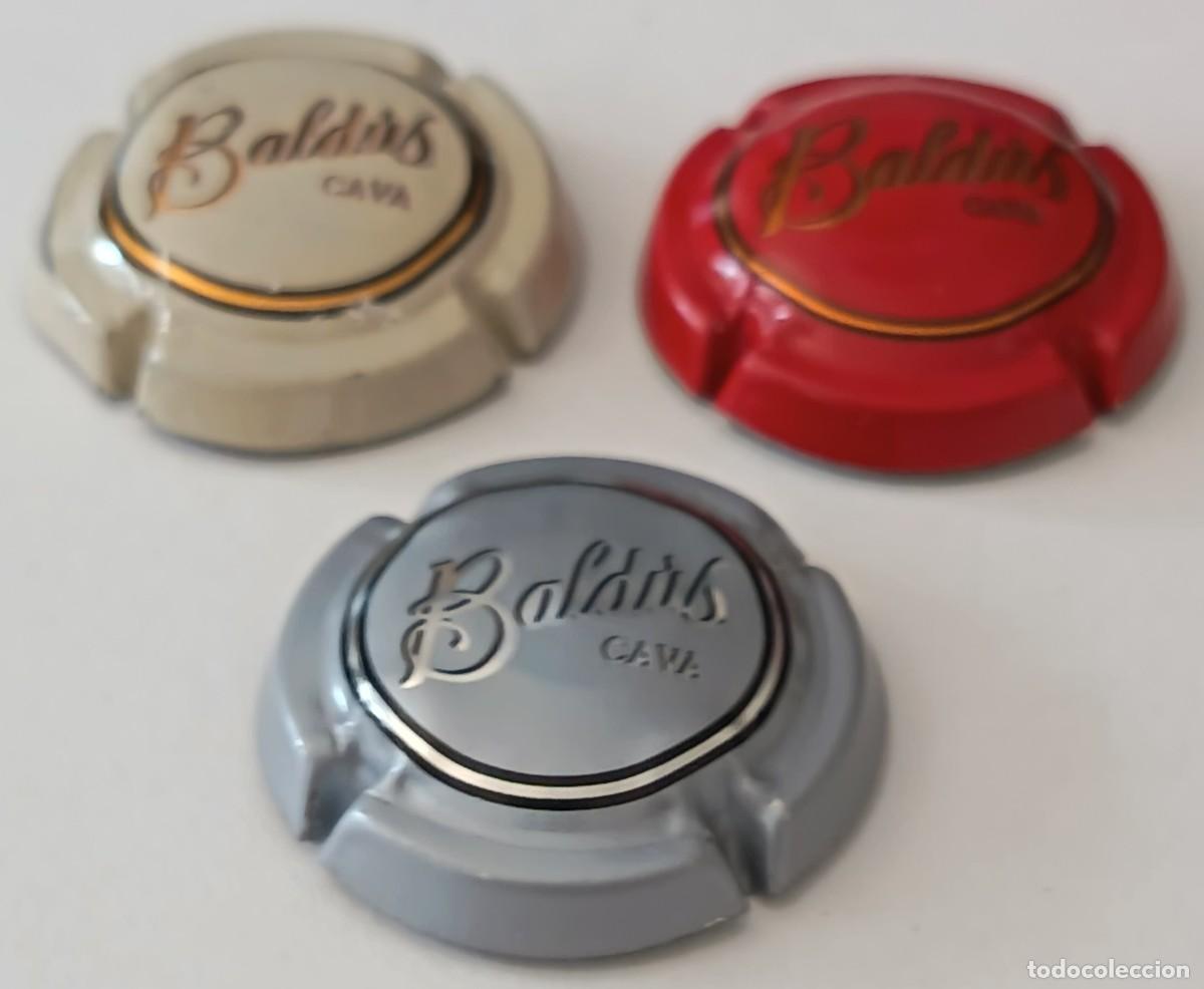 Coleccionismo de cava: 3 Chapas de cava. Baldus Cava. - Foto 4