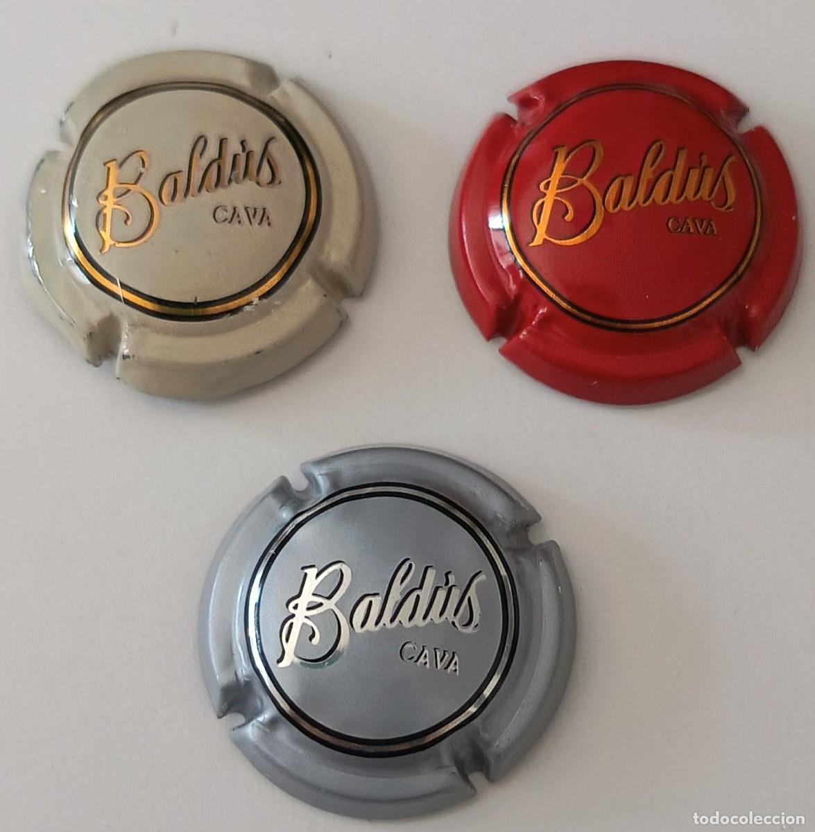 Coleccionismo de cava: 3 Chapas de cava. Baldus Cava. - Foto 6