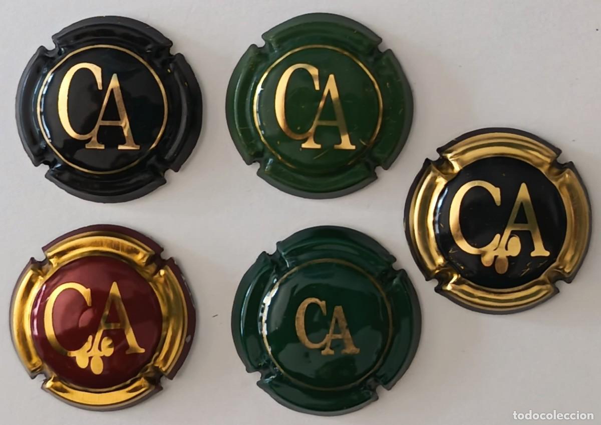 Coleccionismo de cava: 5 Chapas de cava. C. A. - Foto 1