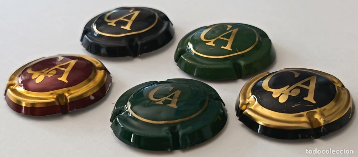 Coleccionismo de cava: 5 Chapas de cava. C. A. - Foto 4