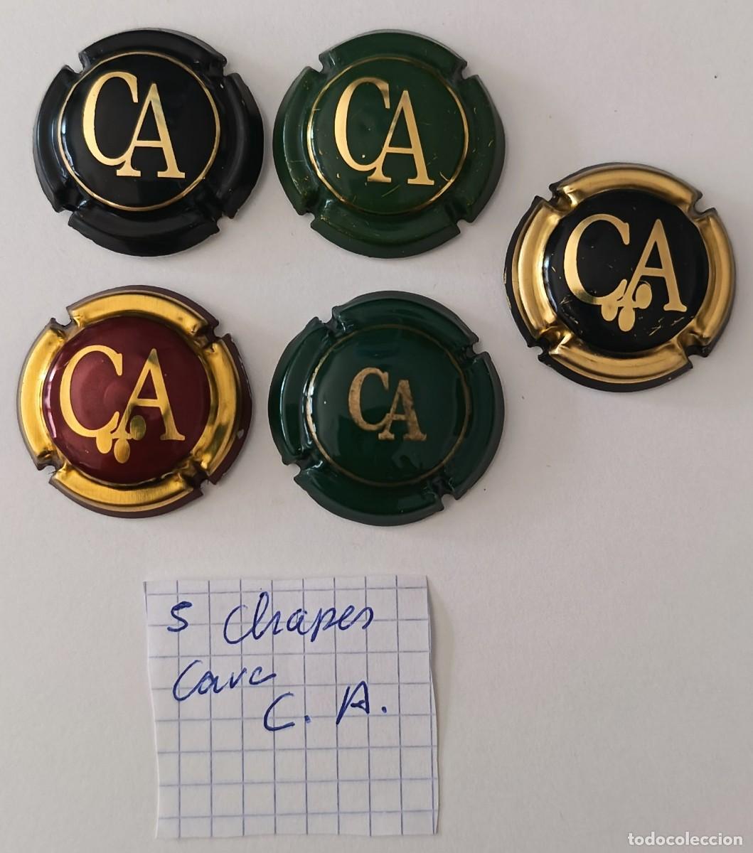 Coleccionismo de cava: 5 Chapas de cava. C. A. - Foto 6