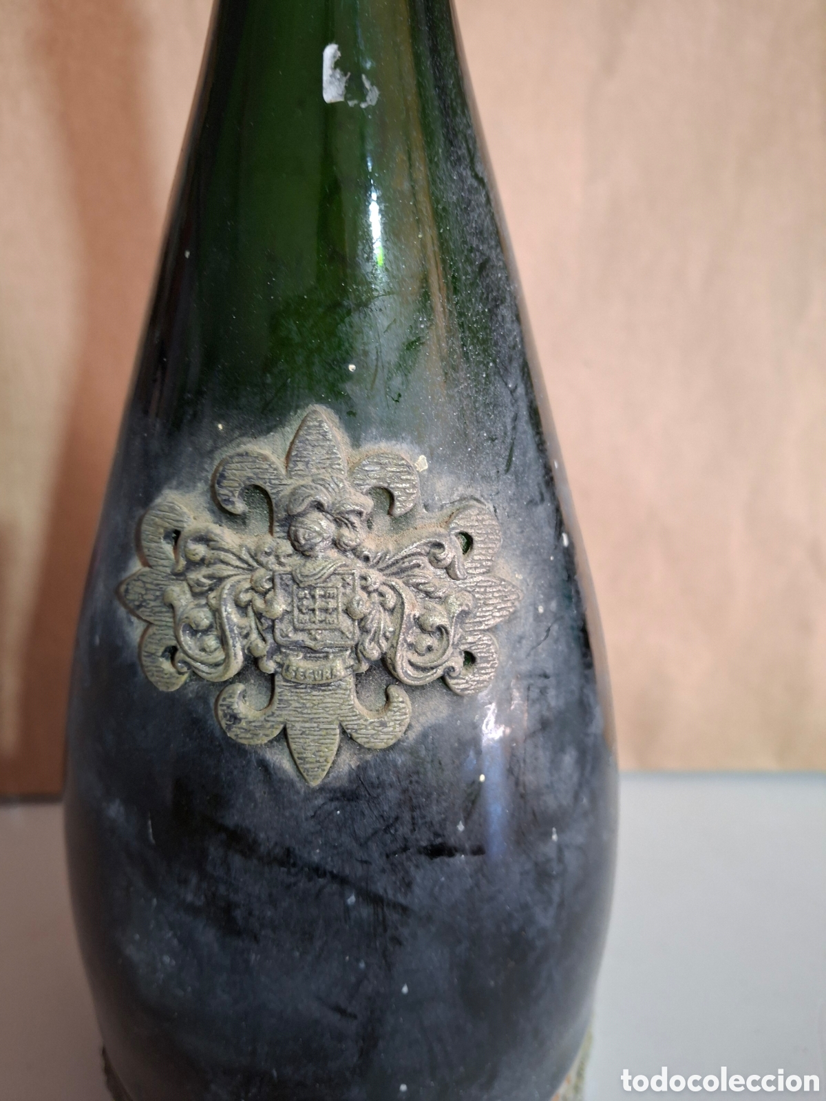 Coleccionismo de cava: Botella vac&iacute;a cava Brut Reserva Heredad - Foto 3