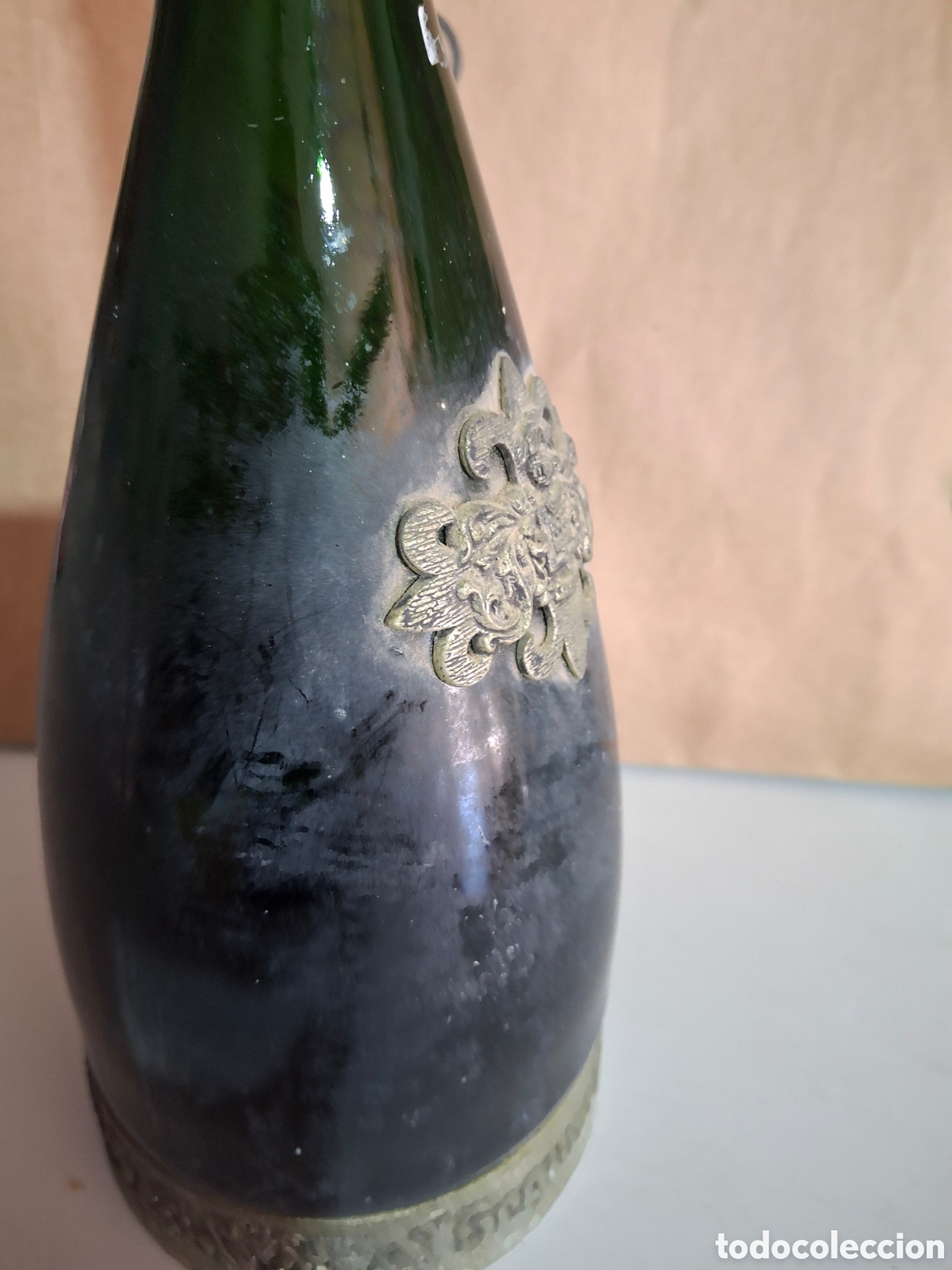 Coleccionismo de cava: Botella vac&iacute;a cava Brut Reserva Heredad - Foto 4