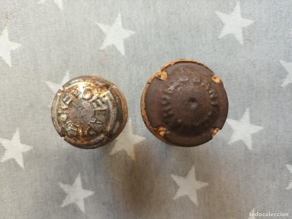 Coleccionismo de cava: CHAPA TAPON CAVA ENTALLADA SANTACANA ROIG. DELAPIERRE. .