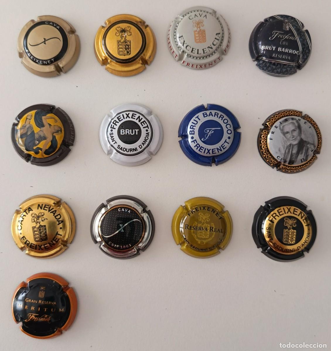 Coleccionismo de cava: 13 Chapas de Cava. Freixenet. - Foto 5