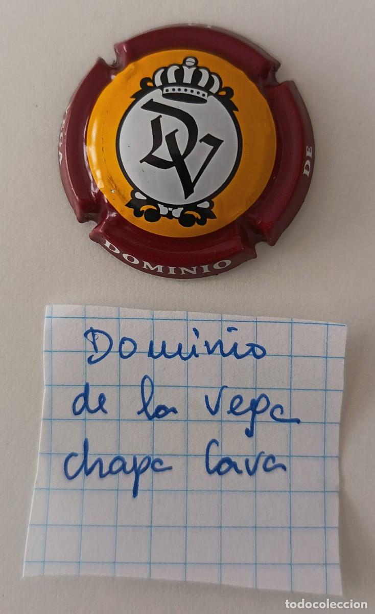 Coleccionismo de cava: Chapa de cava. Dominio de la Vega. - Foto 2