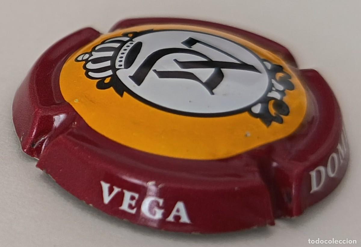 Coleccionismo de cava: Chapa de cava. Dominio de la Vega. - Foto 5